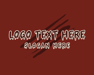 Stab - Blood Gore Thriller logo design