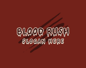 Gore - Blood Gore Thriller logo design