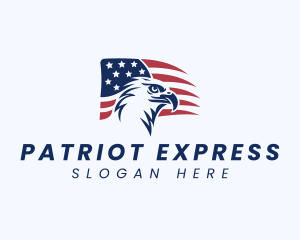 American Patriot Eagle logo design