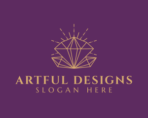 Diamond Crystal Jewelry logo design