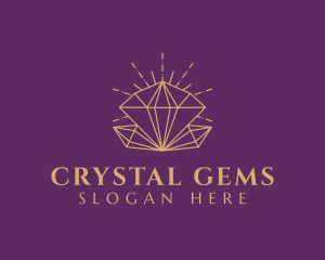 Diamond Crystal Jewelry logo design