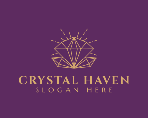 Diamond Crystal Jewelry logo design