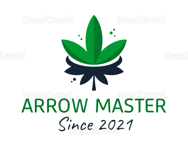 Marijuana Leaf Plant Logo