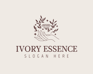 Ivory - Luxury Diamond Gift logo design