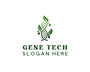 Leaf Scientist Dna logo design