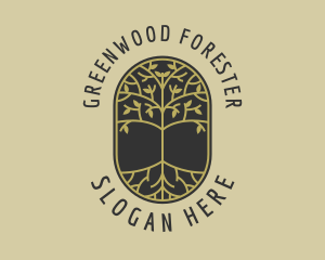 Tree Forest Arborist logo design