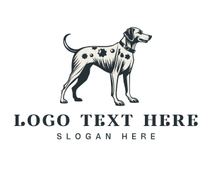 Vintage Dog Hound logo design