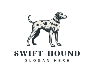 Vintage Dog Hound logo design