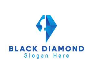 Elegant Violin Diamond logo design