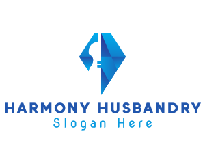 Elegant Violin Diamond logo design