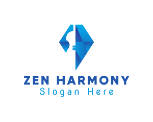 Elegant Violin Diamond logo design