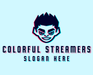 Game Streamer Boy  logo design