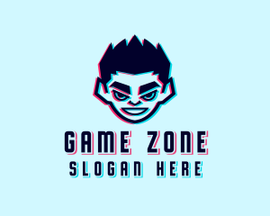 Game Streamer Boy  logo design