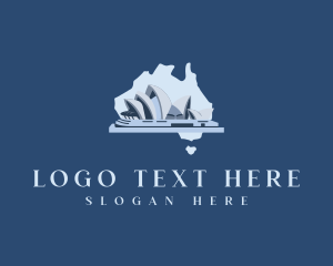 Sydney Harbour Bridge - Australia Landmark Tourism logo design