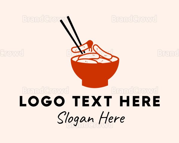 Korean Food Bowl Logo