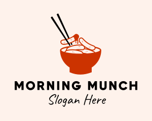 Brunch - Korean Food Bowl logo design