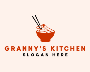 Korean Food Bowl logo design