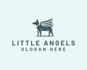 Dog Angel Veterinarian logo design