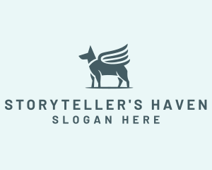 Fiction - Dog Angel Veterinarian logo design