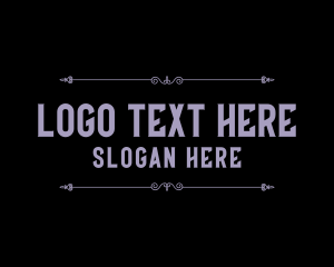 Simple Gothic Wordmark logo design