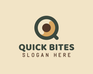 Coffee Beverage Letter Q logo design