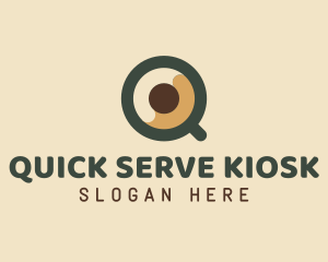 Coffee Beverage Letter Q logo design