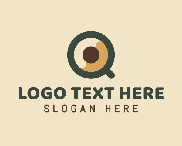 Letter - Coffee Beverage Letter Q logo design