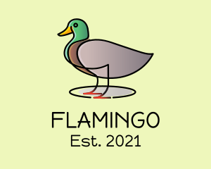 Poultry - Mallard Duck Farm logo design