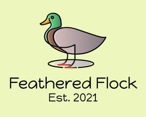 Geese - Mallard Duck Farm logo design