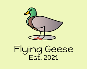 Geese - Mallard Duck Farm logo design