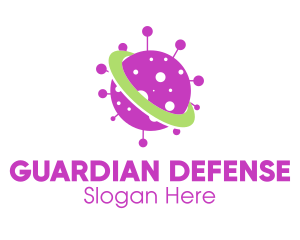 Digital Virus Defense logo design