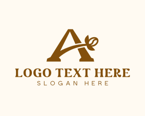 Coffee Shop - Cafe Restaurant Letter A logo design