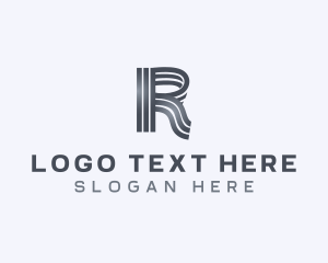 Lettermark - Film Studio Production Letter R logo design