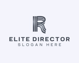 Director - Film Studio Production Letter R logo design