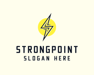 Lightning Bolt Letter S logo design