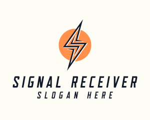 Lightning Bolt Letter S logo design