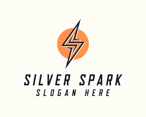 Lightning Bolt Letter S logo design