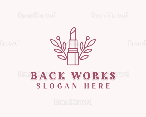 Lipstick Cosmetic Makeup Logo