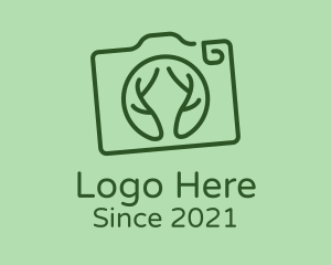 Video - Camera Lens Branches logo design