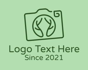 Ecological - Camera Lens Branches logo design