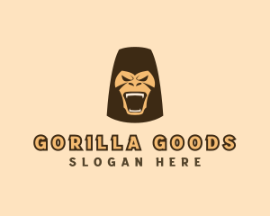 Fierce Gorilla Animal logo design