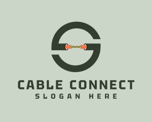 Cable - Cable Wire Letter S logo design