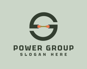 Power Cable - Cable Wire Letter S logo design