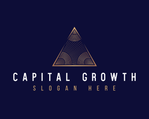 Investment - Pyramid Triangle Investment logo design