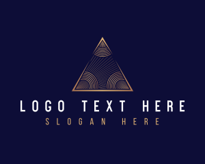 Investment - Pyramid Triangle Investment logo design