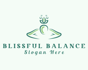 Natural Lotus Massage Spa logo design