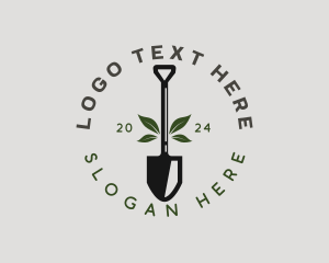 Landscaper - Landscaping Shovel Garden logo design