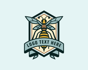 Hive - Hornet Bee Insect logo design