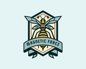 Hornet Bee Insect Logo