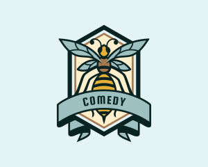 Hornet Bee Insect Logo